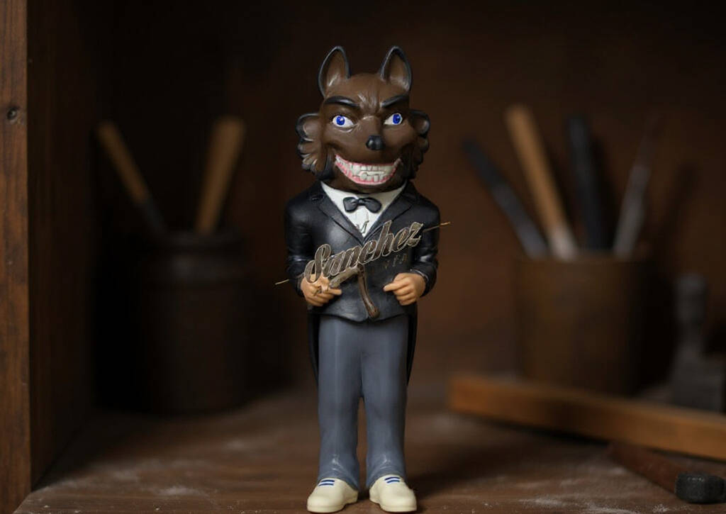 Lobo (replica en goma) - Artesania JM Sanchez