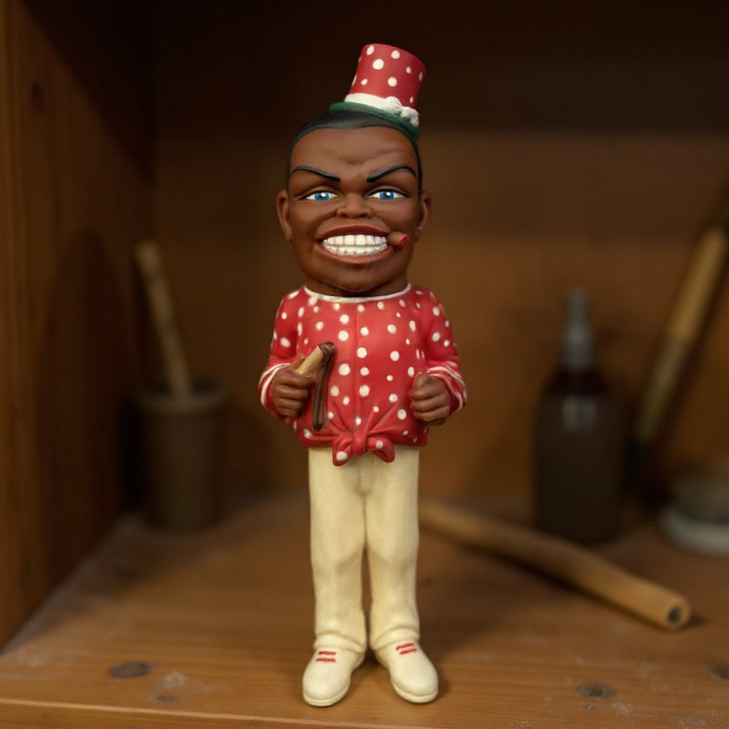 Negrito (replica en goma) - Artesania JM Sanchez